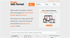 Desktop Screenshot of freshwebmarket.com